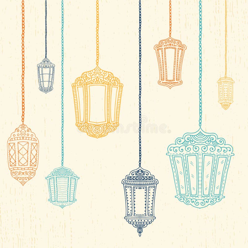 Ramadan Kareem card vector illustration