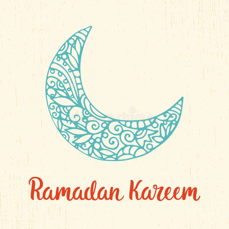 Ramadan Kareem card stock illustration