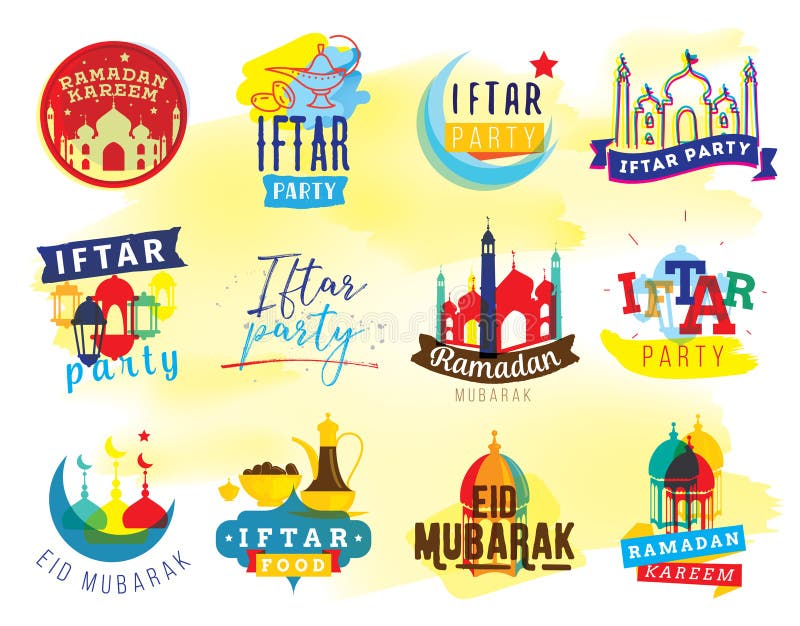 Ramadan-kareem Vektorgraphik Iftar-Partei lizenzfreie abbildung Ramadan-kareem Vektorgraphik Iftar-Partei lizenzfreie abbildung