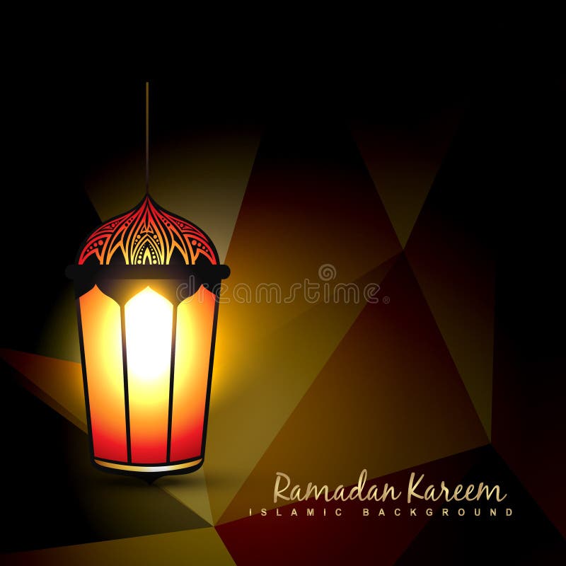 Ramadan-Lampe vektor abbildung. Illustration von stern - 41704463