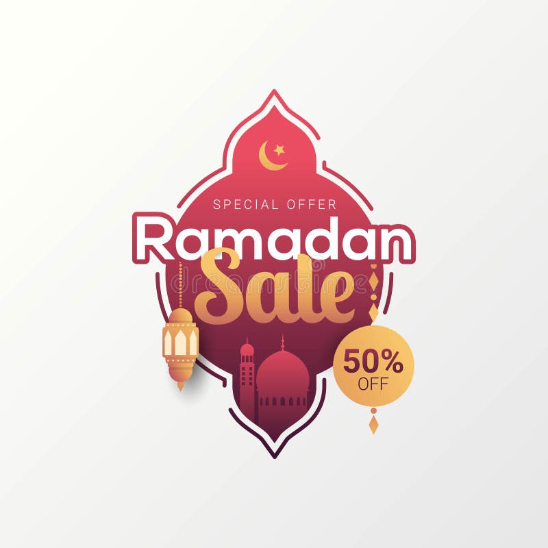 Ramadan Sale Banner Discount Template Design For Business Promotion