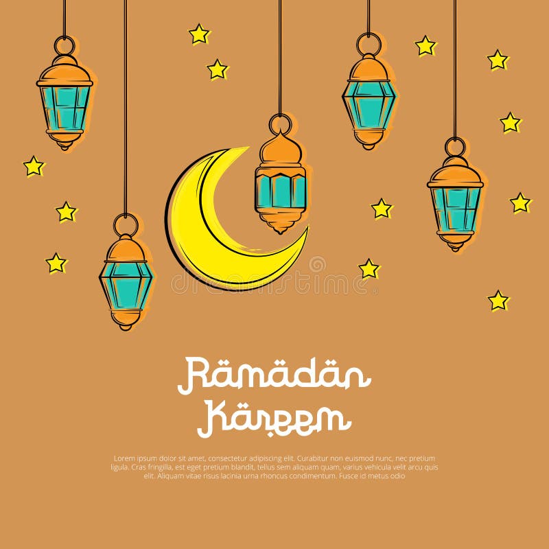 Ramadan υπόβαθρο σχεδίου kareem χρωμάτων