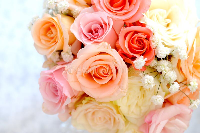 Ramalhete do casamento com rosas