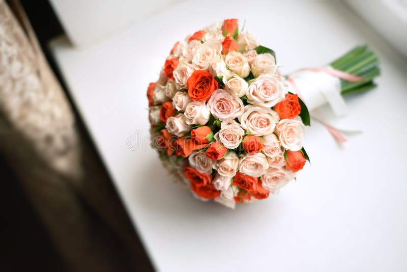 Ramalhete do casamento das rosas fotos de stock Ramalhete do casamento das rosas fotos de stock