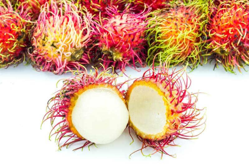 Rambutan, Tropical Fruit with Soft Spines and a Slightly Acidic Taste