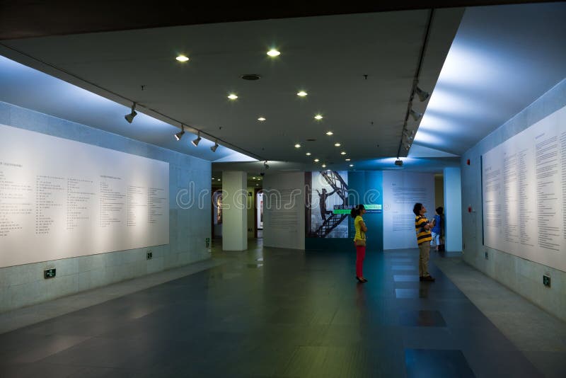 Rampe de Musée d'Art de Guangdong photographie stock Rampe de Musée d'Art de Guangdong photographie stock
