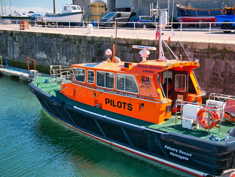 The Ramsgate Royal Harbour Pilot Services Boat Estuary Escort