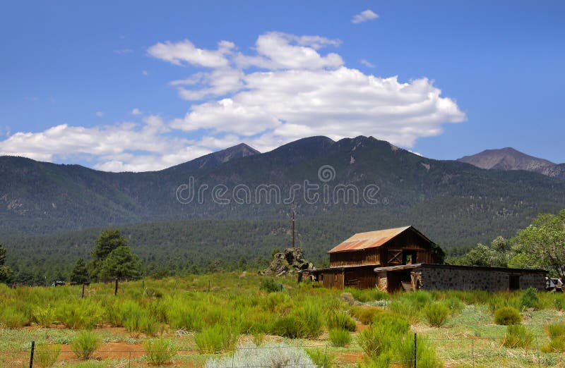 Ranch in Arizona stock photo. Image of cloudy, state 12490750