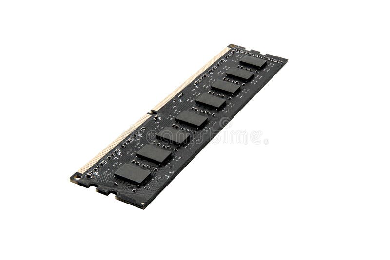 Random access memory ram ddr4 stock photo