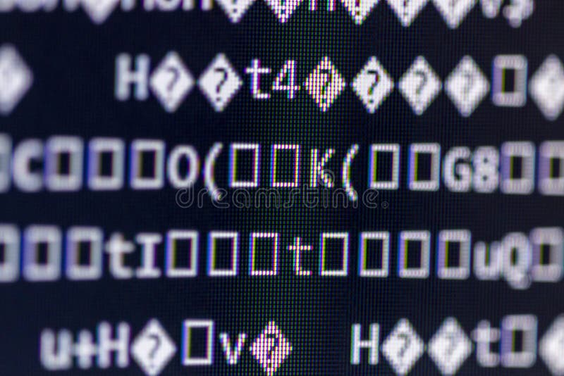 Random computer code royalty free stock photo