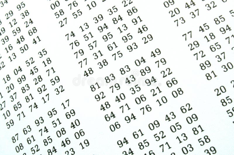 Random numbers stock afbeeldingen Random numbers stock afbeeldingen