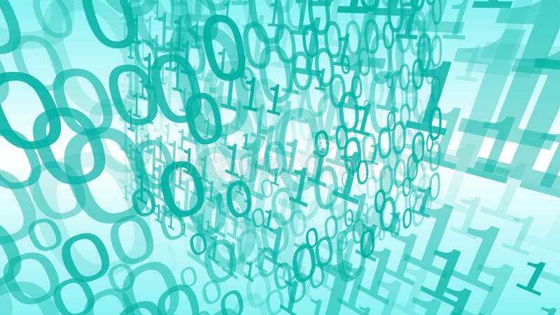 Random numbers binary code abstract backdrop vector vector illustration