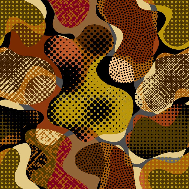 Random polka dot pattern