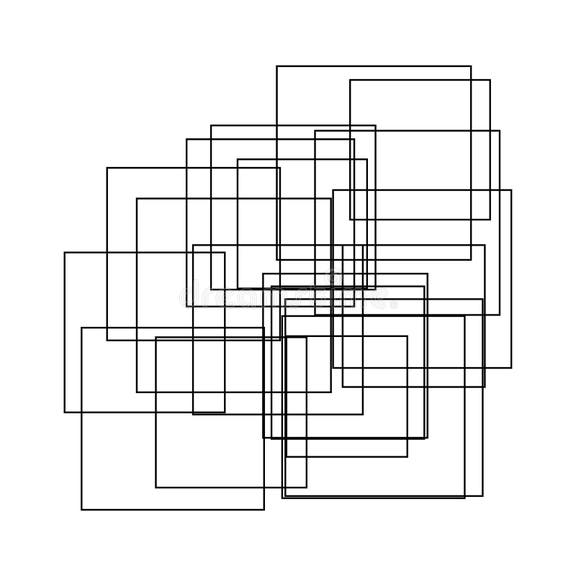 Random Rectangles Structure Vector Composition, Pattern Stock Vector ...