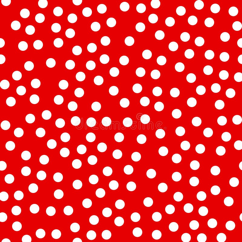Random Scattered Polka Dot Pattern, Abstract Black and White Background