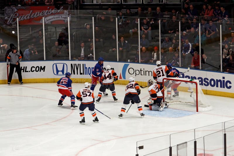 Rangers X Islanders Madison Square Garden Editorial Image Image of