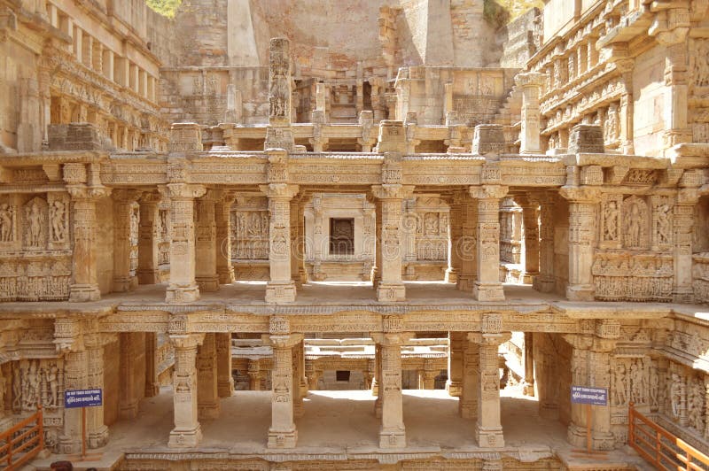 I clicked photo at Rani ki vav, patan, Gujarat. Rani ki vav is included in heritage site of gujarat state. According to wikipedia : Rani ki vav, or Ran-ki vav &#x28;Queenâ€™s step well&#x29; was constructed during the rule of the Solanki dynasty. It is generally assumed that it was built in the memory of Bhimdev I &#x28;AD 1022 to 1063&#x29;, the son of Mularaja, the founder of the Solanki dynasty of Anahilwada Patan about 1050 AD by his widowed queen Udayamati and probably completed by Udayamati and Karandev I after his death. A reference to Udayamati building the monument is in Prabandha Chintamani, composed by the Jain monk Merunga Suri in 1304 AD.