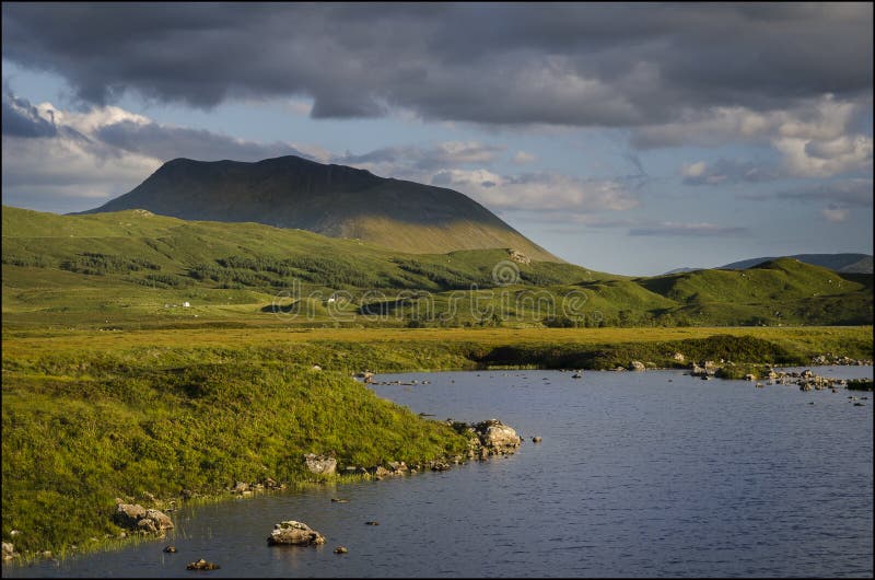 Rannoch причаливает Шотландию стоковая фотография Rannoch причаливает Шотландию стоковая фотография