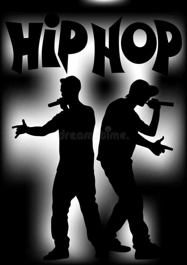 Rap bitwa pięć royalty ilustracja Rap bitwa pięć royalty ilustracja