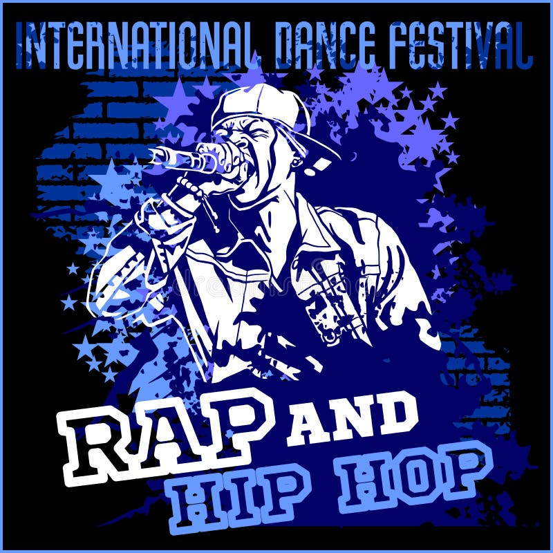 Rap concert poster Royalty Free Vector Image - VectorStock