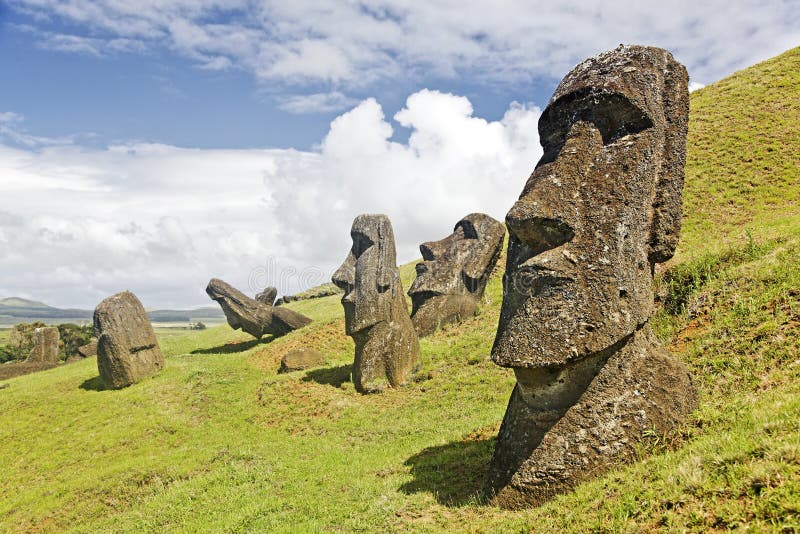 Rapa Nui nationalpark arkivbild Rapa Nui nationalpark arkivbild