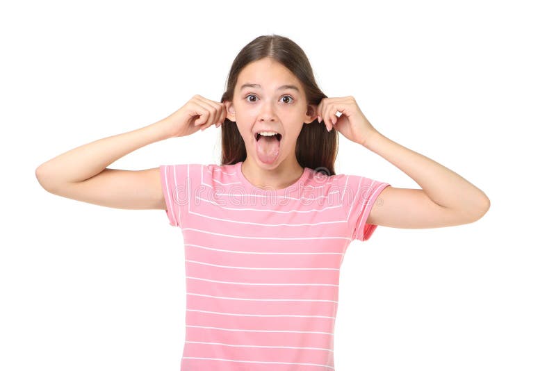 Linda rapariga foto de stock