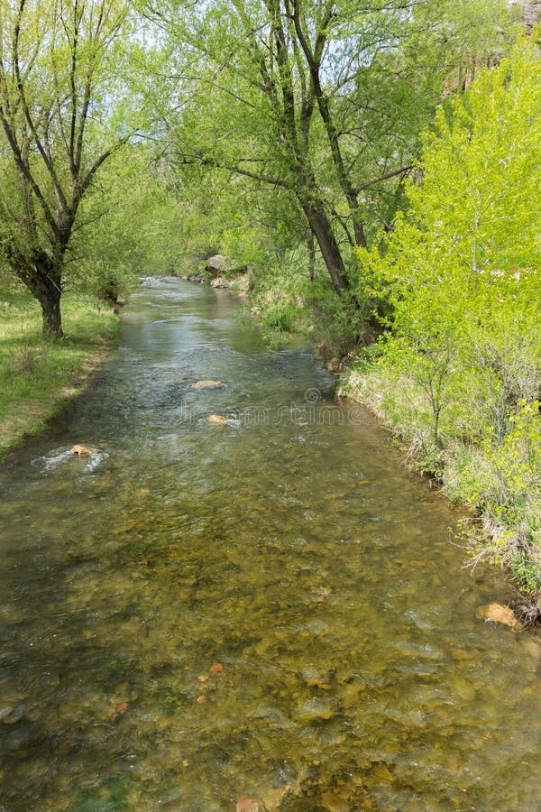 Rapid Creek, Rapid City stock image. Image of foreground 248568333