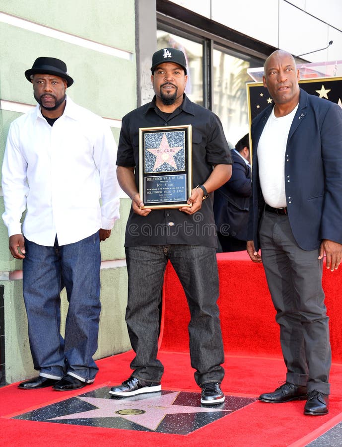 Rapper WC, Ice Cube & John Singleton royalty free stock photography