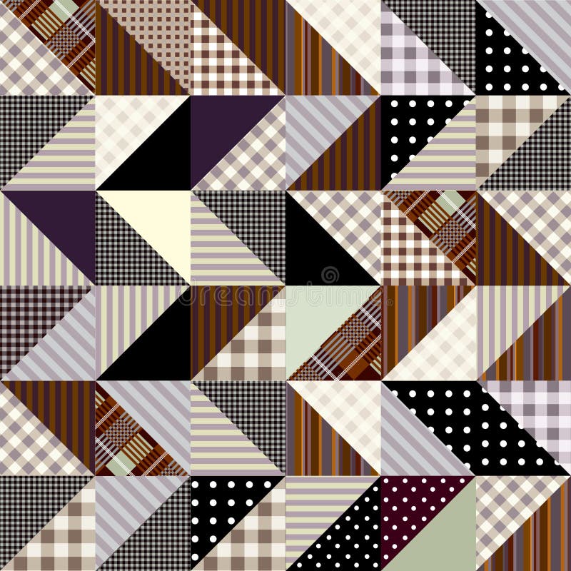 Rappezzatura di zigzag royalty illustrazione gratis Rappezzatura di zigzag royalty illustrazione gratis