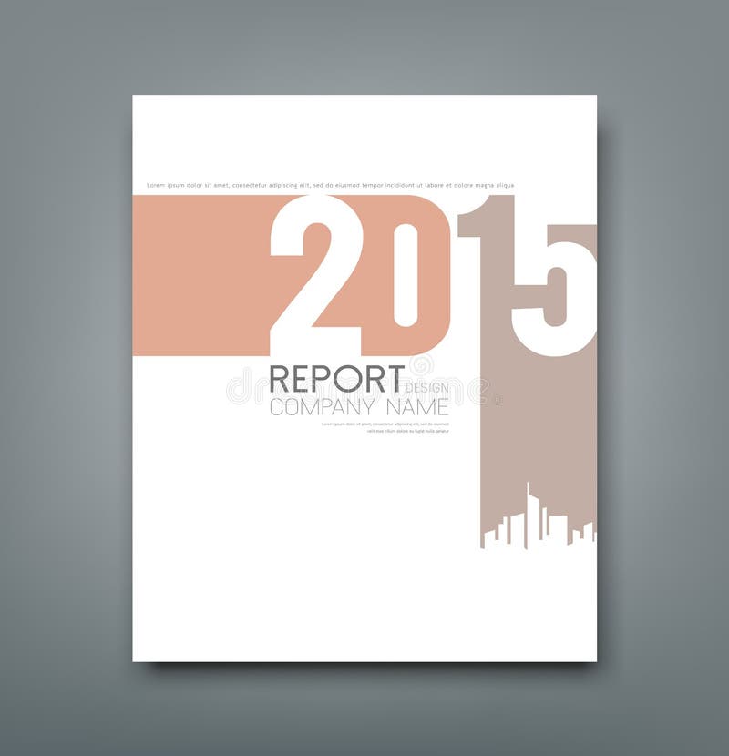 Rapport numéro 2015 de couverture et bâtiment de silhouette illustration de vecteur Rapport numéro 2015 de couverture et bâtiment de silhouette illustration de vecteur