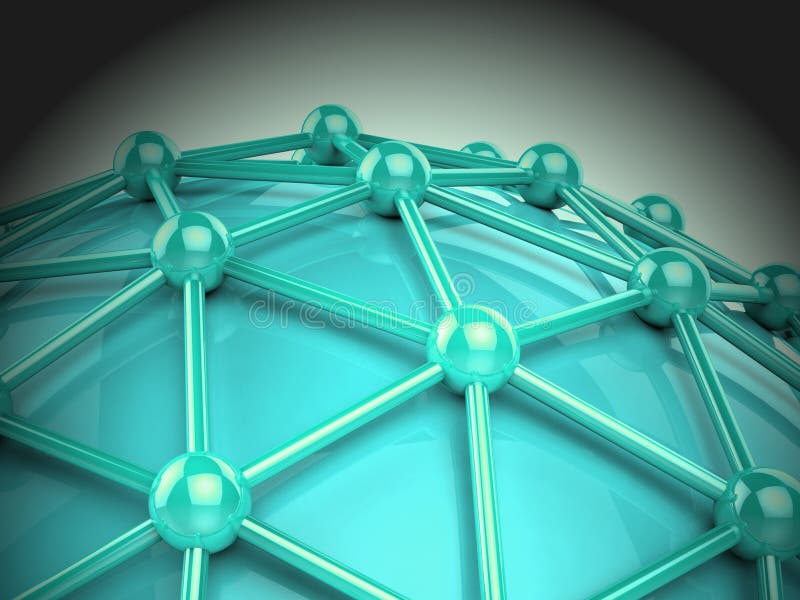 Rappresentazione collegata di collegamento 3d di tecnologia del mondo del globo royalty illustrazione gratis Rappresentazione collegata di collegamento 3d di tecnologia del mondo del globo royalty illustrazione gratis