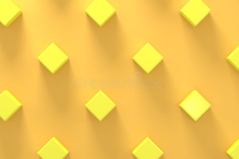 rappresentazione 3d dei cubi gialli su fondo illustrazione di stock rappresentazione 3d dei cubi gialli su fondo illustrazione di stock