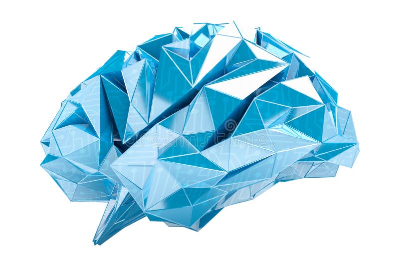 Rappresentazione del cervello umano 3D dei raggi x di Digital royalty illustrazione gratis Rappresentazione del cervello umano 3D dei raggi x di Digital royalty illustrazione gratis