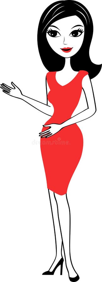 Rappresentazione della donna illustrazione vettoriale Rappresentazione della donna illustrazione vettoriale