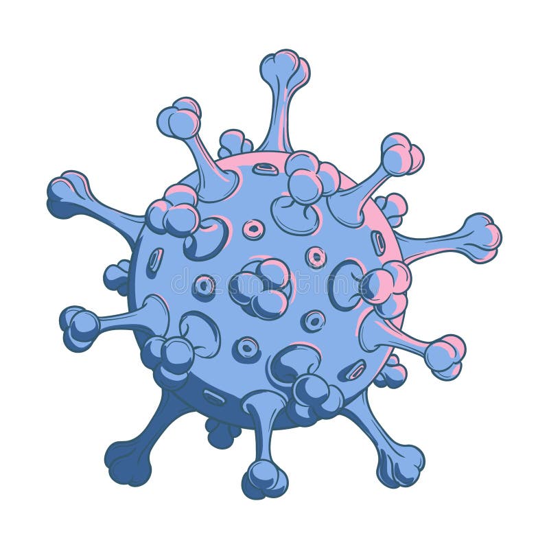 Rappresentazione Schematica Del Virus Della SARS-CoV-2 ...