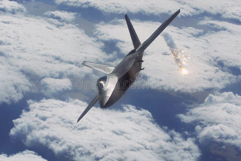 Raptor F-22 stock image Raptor F-22 stock image