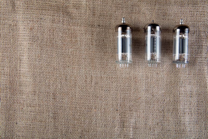 Rare vacuum tubes. stock image. Image of history, contrast 67473345