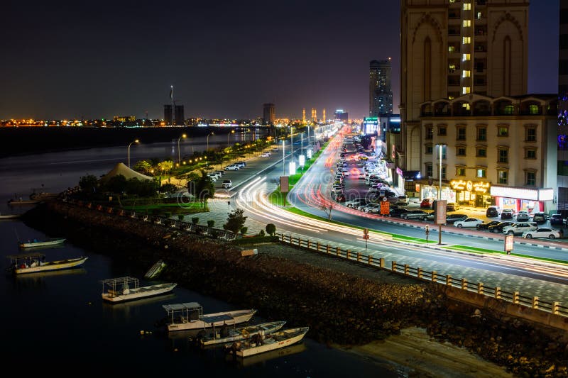 Ras Al Khaimah, Emirats Arabes Unis - 3 mars 2018 : Ras Al Kha photographie stock Ras Al Khaimah, Emirats Arabes Unis - 3 mars 2018 : Ras Al Kha photographie stock