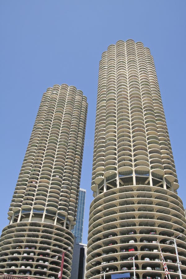 Daytime view of Chicago skyscrapers. Daytime view of Chicago skyscrapers