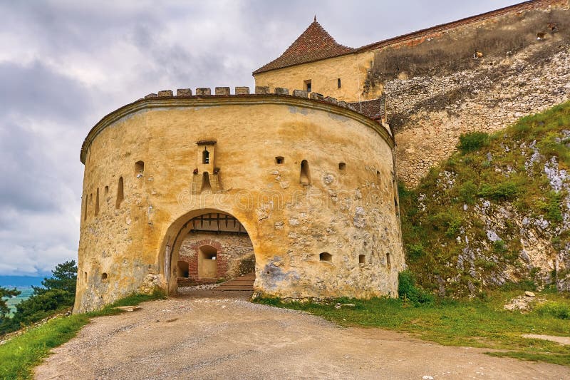 Rasnov cytadela w Rumunia obrazy stock Rasnov cytadela w Rumunia obrazy stock