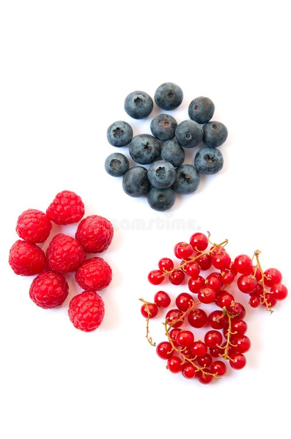 Raspberries and Blueberries Stock Photo Image of market, organic 9944118