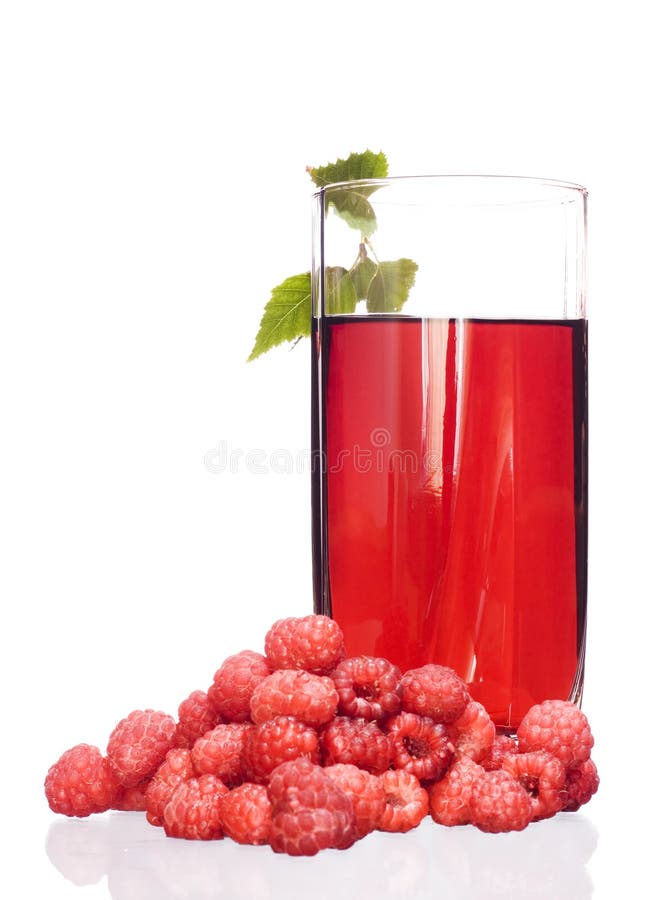Raspberries juice