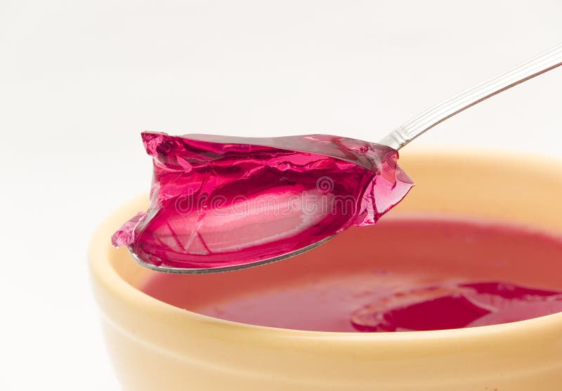 raspberry gelatin