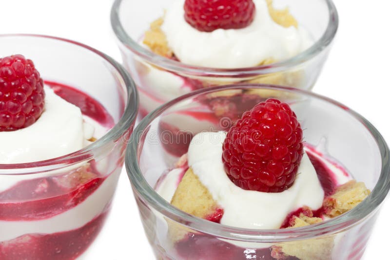 Raspberry mascarpone dessert