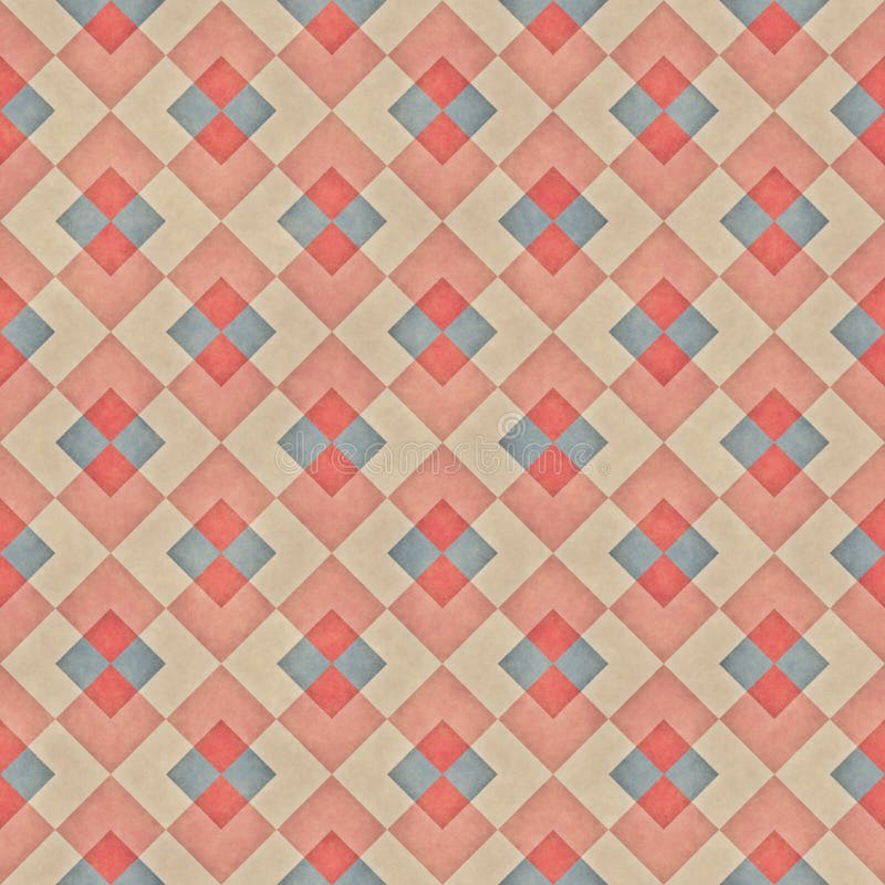 Raster błękita dębnika lampasa Bezszwowy Diagonalny Czerwony Rhombus Blokuje siatki Grunge Retro wzór obrazy royalty free Raster błękita dębnika lampasa Bezszwowy Diagonalny Czerwony Rhombus Blokuje siatki Grunge Retro wzór obrazy royalty free
