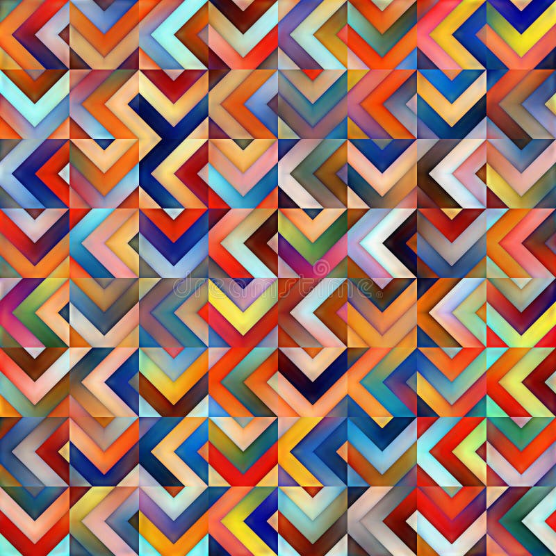 Raster Seamless Multicolor Shades Gradient Diagonal Stripes Tiles