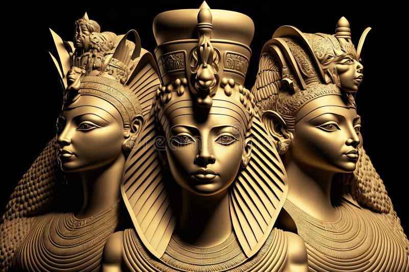 United States AI Solar System (13) - Page 7 Raster-three-sphinxes-flanking-two-egyptian-queens-created-using-generative-ai-tools-272595122