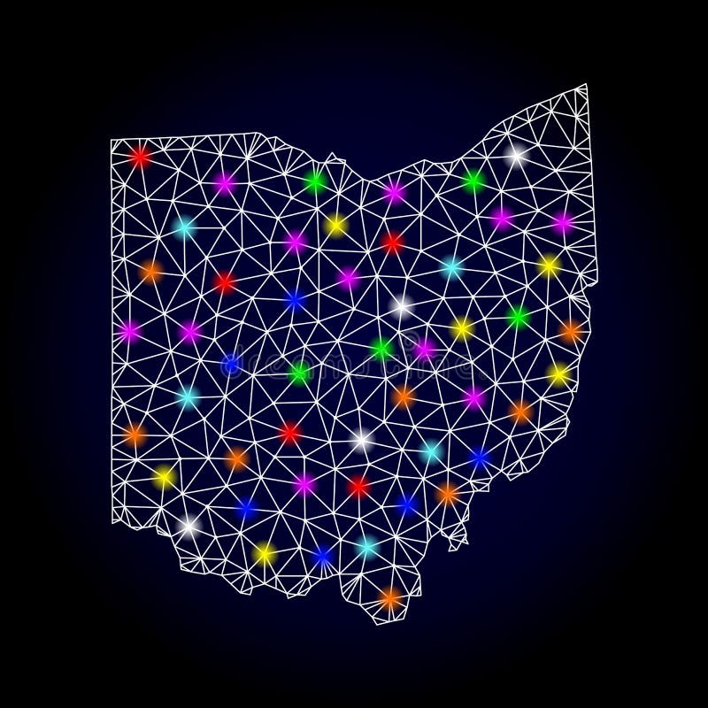 Ohio Map Glowing Stock Illustrations 29 Ohio Map Glowing Stock Illustrations, Vectors