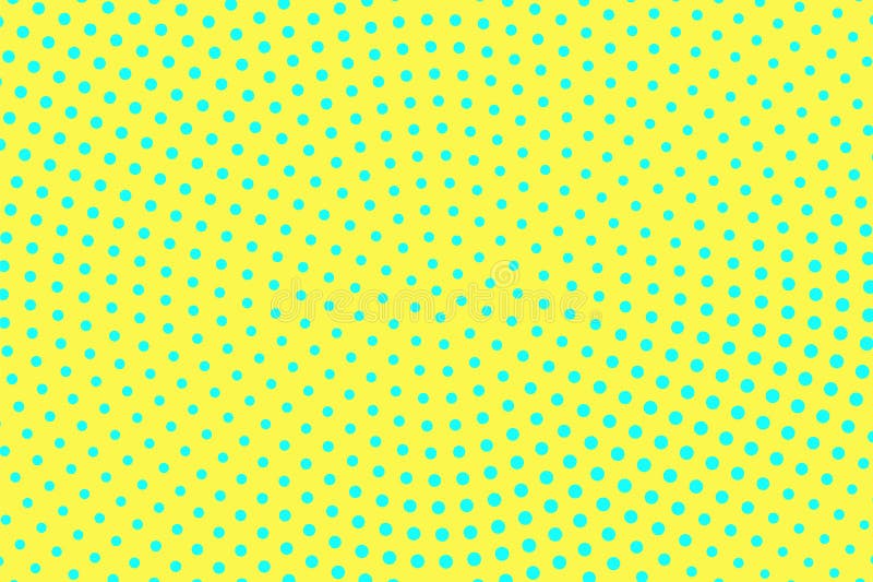 Rastrerad vektorbakgrund f? r gul bl? f? rg Gles rastrerad textur Centrerad dotworklutning royaltyfri illustrationer
