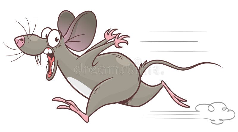Ratón corriendo asustado ilustración del vector. Ilustración de ratones - 206029836 Ratón corriendo asustado ilustración del vector. Ilustración de ratones - 206029836